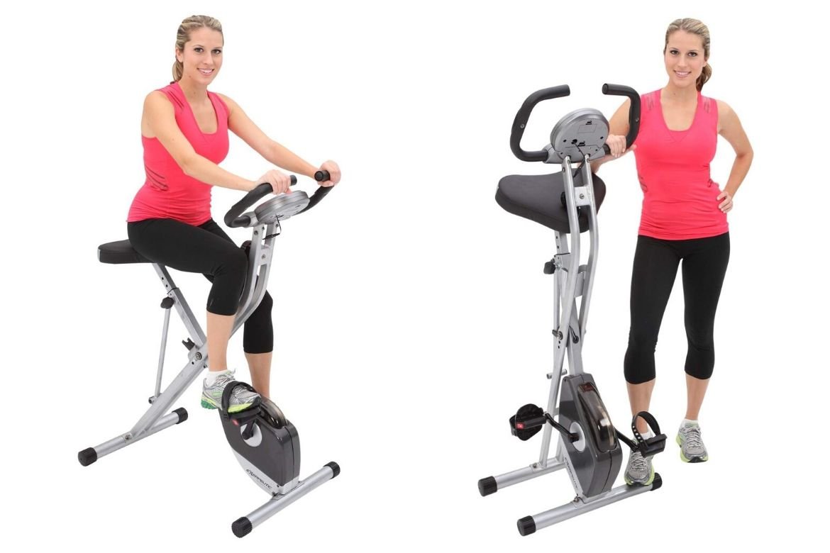 Exerpeutic Folding Magnetic Upright Exercise Bike With Pulse Review Featured Image